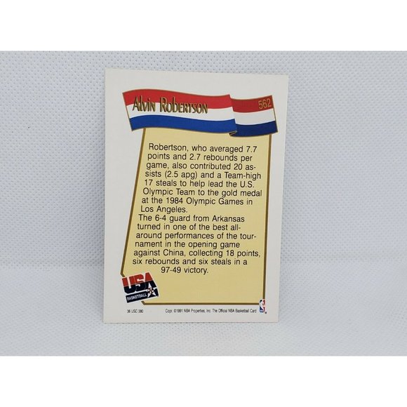 4 Vintage 1991 NBA Hoops 1984 USA Basketball Collectible Trading Cards - Picture 6 of 10